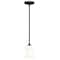 Vaxcel Poirot Bronze Mini Pendant Ceiling Light White Glass P0095 - alternate 1